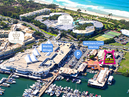 Marina Map — Jet Ski Hire and Tours in Main Beach, QLD